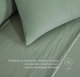 Stone Washed Full Size Sheet Set - 4-Piece Extra Soft Breathable Wrinkle & Fade Resistant 14-Inches Deep Pocket Sheets & Pillowcases Set - Full, Sage Green