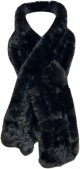 Faux Fur Scarf Shawl - Warm Soft Knitted Wraps, Elegant Rex Rabbit Effect Scarfs for Women, Girls