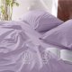 Deep Pocket Full Size Sheets Set - Fits Mattresses Up to 21" Thick, 4 Piece Air Mattress Sheets with Deep Pocket, Moisture Wicking Soft Cooling Bedding Sheets & Pillowcases, Light Purple