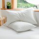 Jersey Knit Pillowcases Queen Size - White Pillow Cases 20x30 inches Ultra Soft Breathable, Lightweight and Comfortable Pillowcase with Envelope Closure